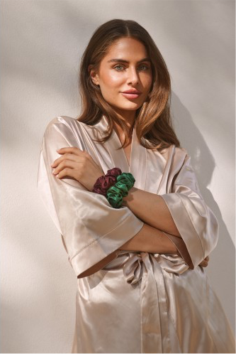 Scrunchies - Forest Green & Red