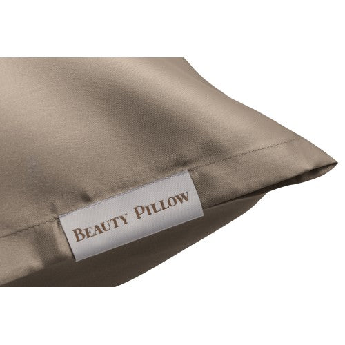 Beauty Pillow satijnen kussensloop Taupe 60x70 cm