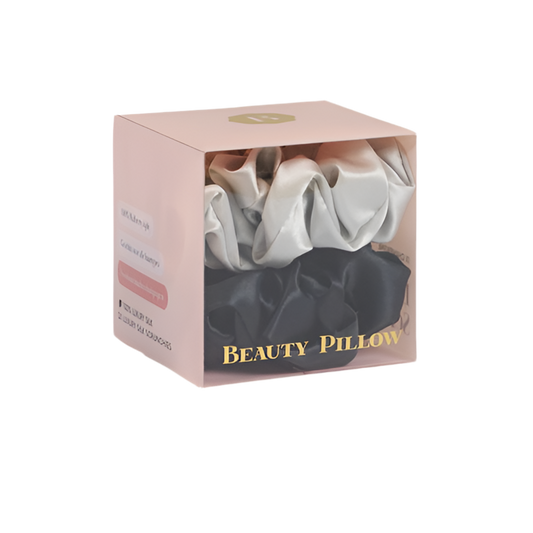 Scrunchies - Silver & Black