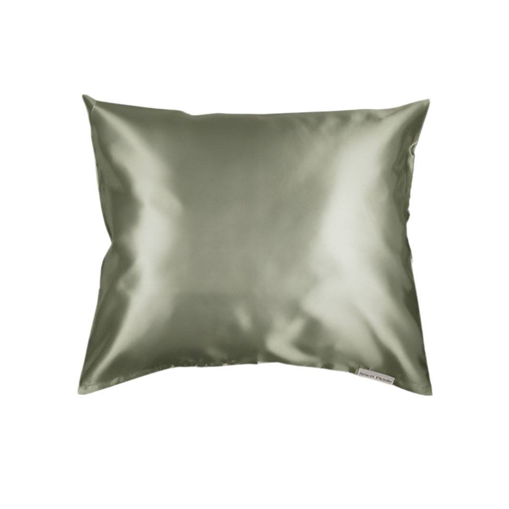 Beauty Pillow satijnen kussensloop Olive Green 60x70 cm