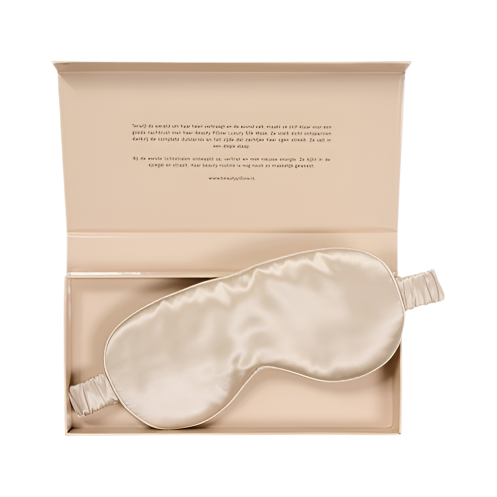 Beauty Pillow Luxury Silk Mask - Champagne