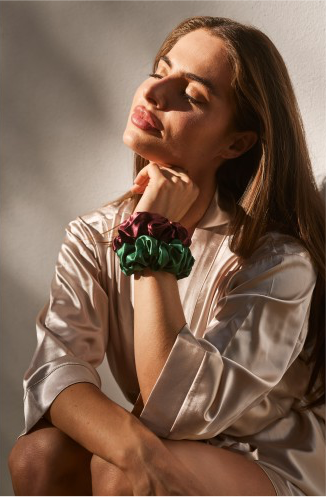 Scrunchies - Forest Green & Red