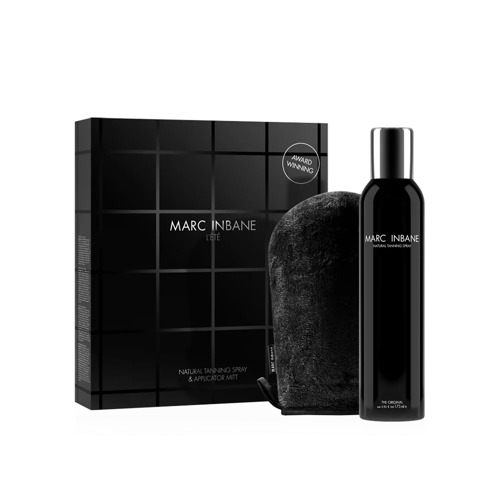 MARC INBANE L'été Set zelfbruiner set met Natural Tanning Spray 175ml en Glove