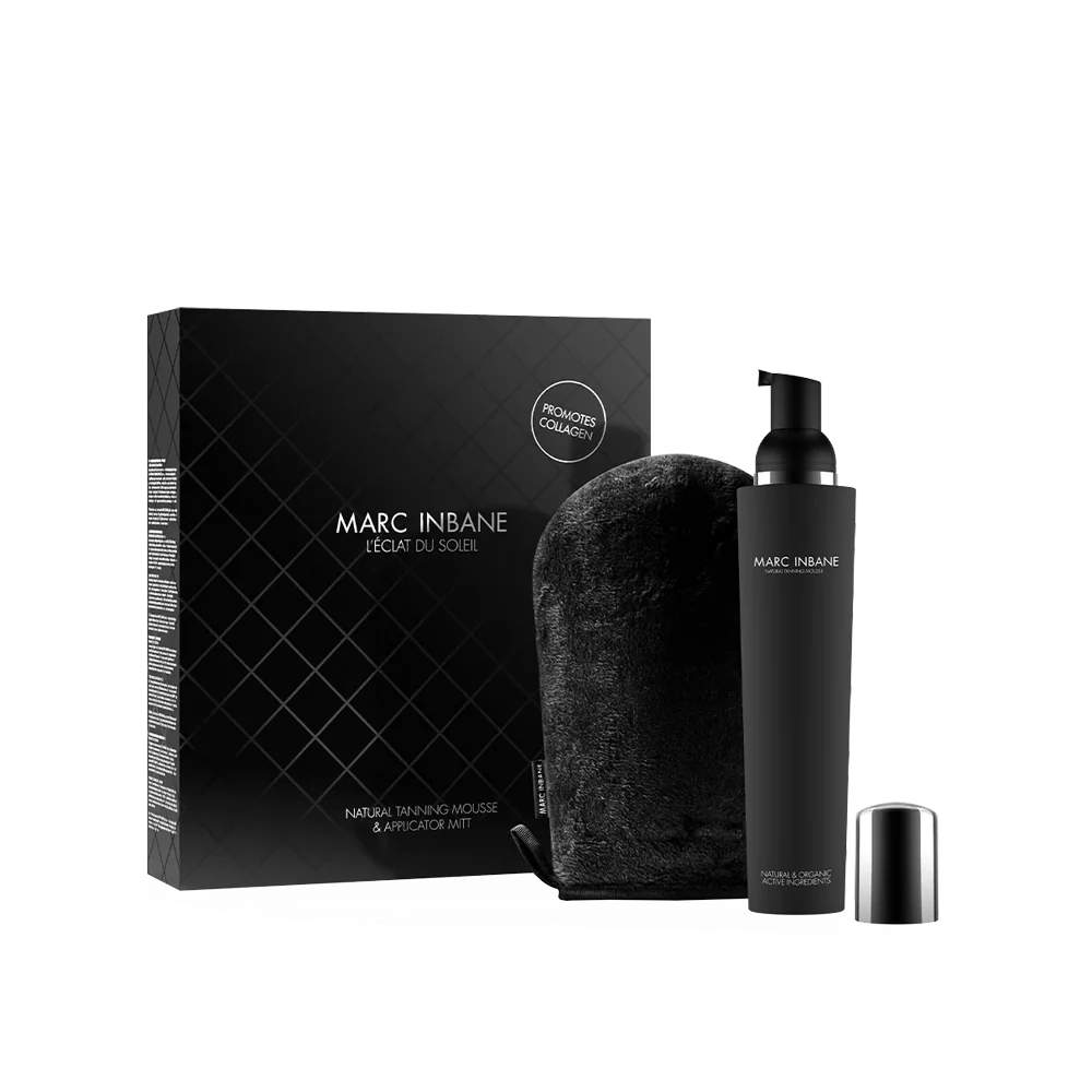 MARC INBANE L'éclat du Soleil Set met Natural Tanning Mousse 150ml en Glove