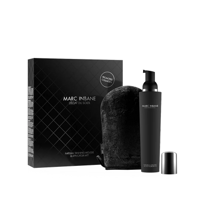 MARC INBANE L'éclat du Soleil Set met Natural Tanning Mousse 150ml en Glove