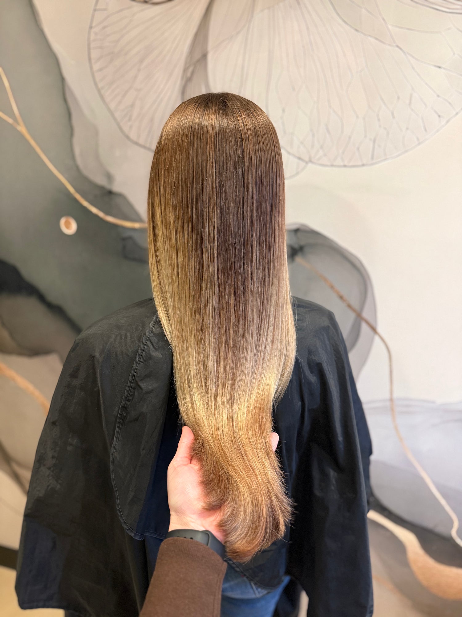 Keratine behandeling na foto Infinity ICE