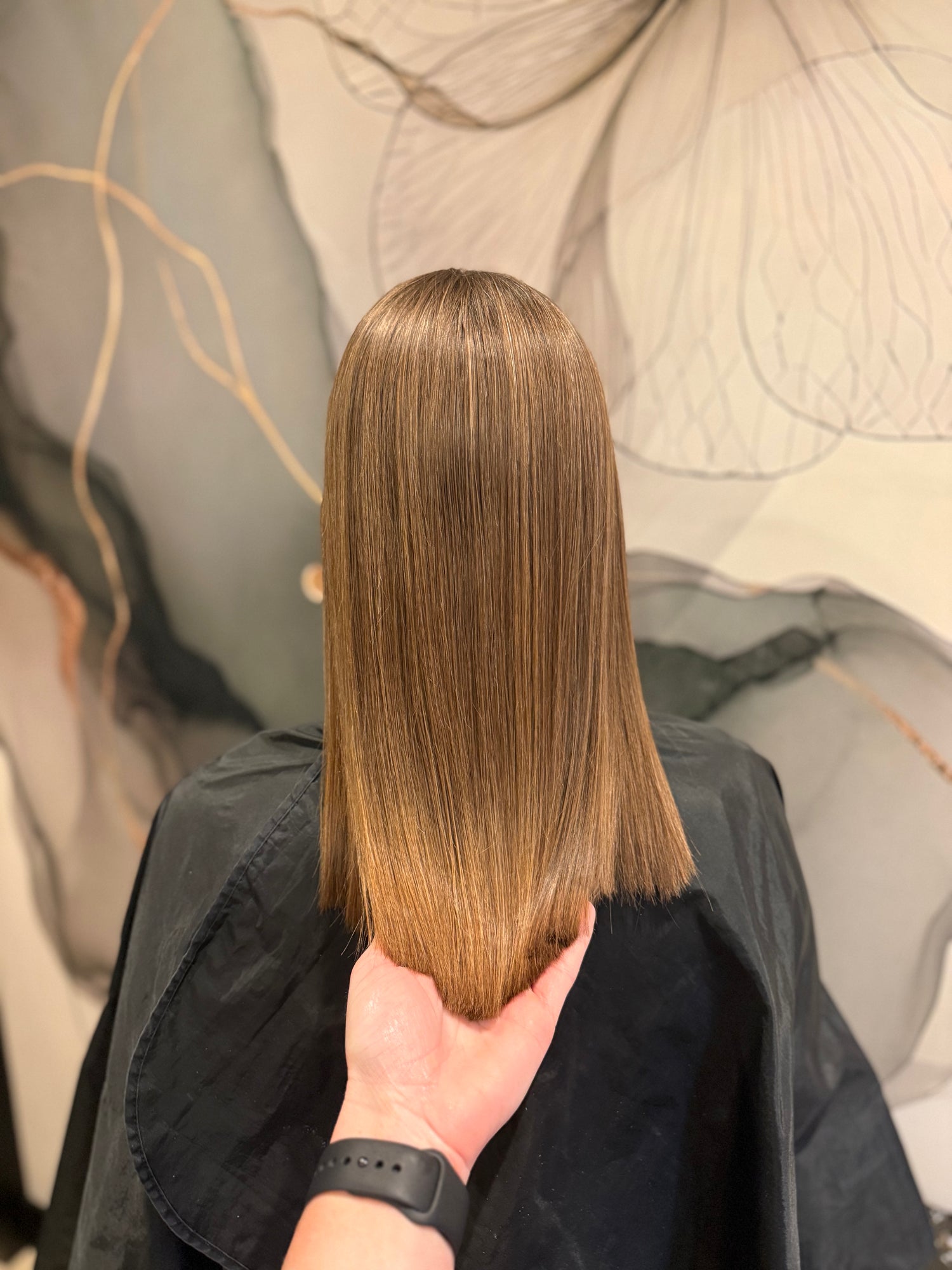 Keratine behandeling na foto