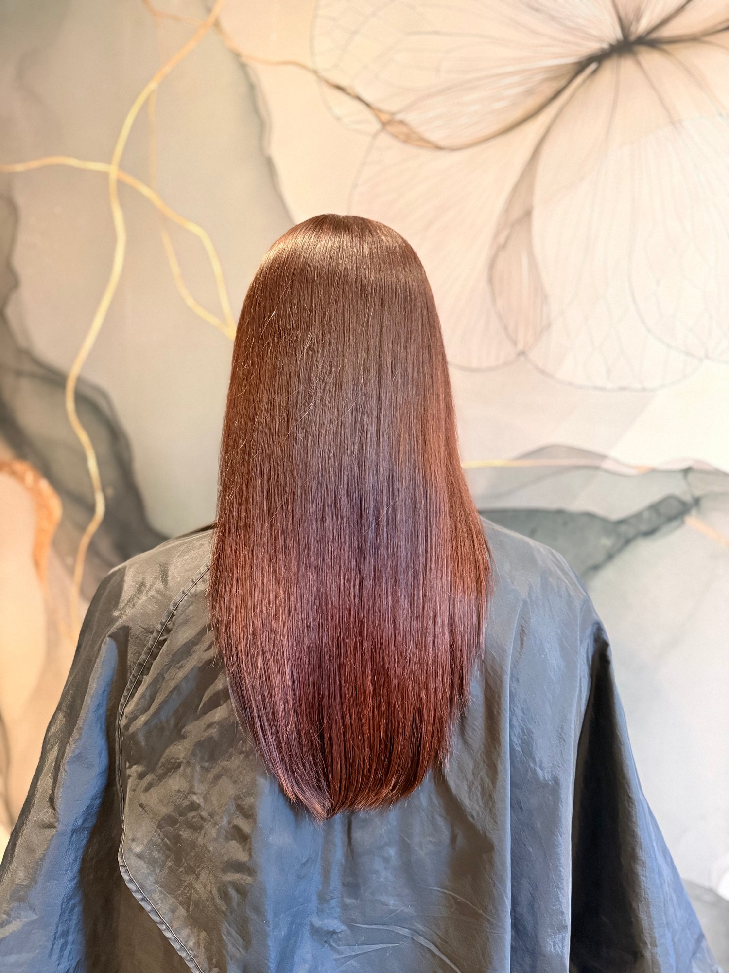 Na de keratine behandeling