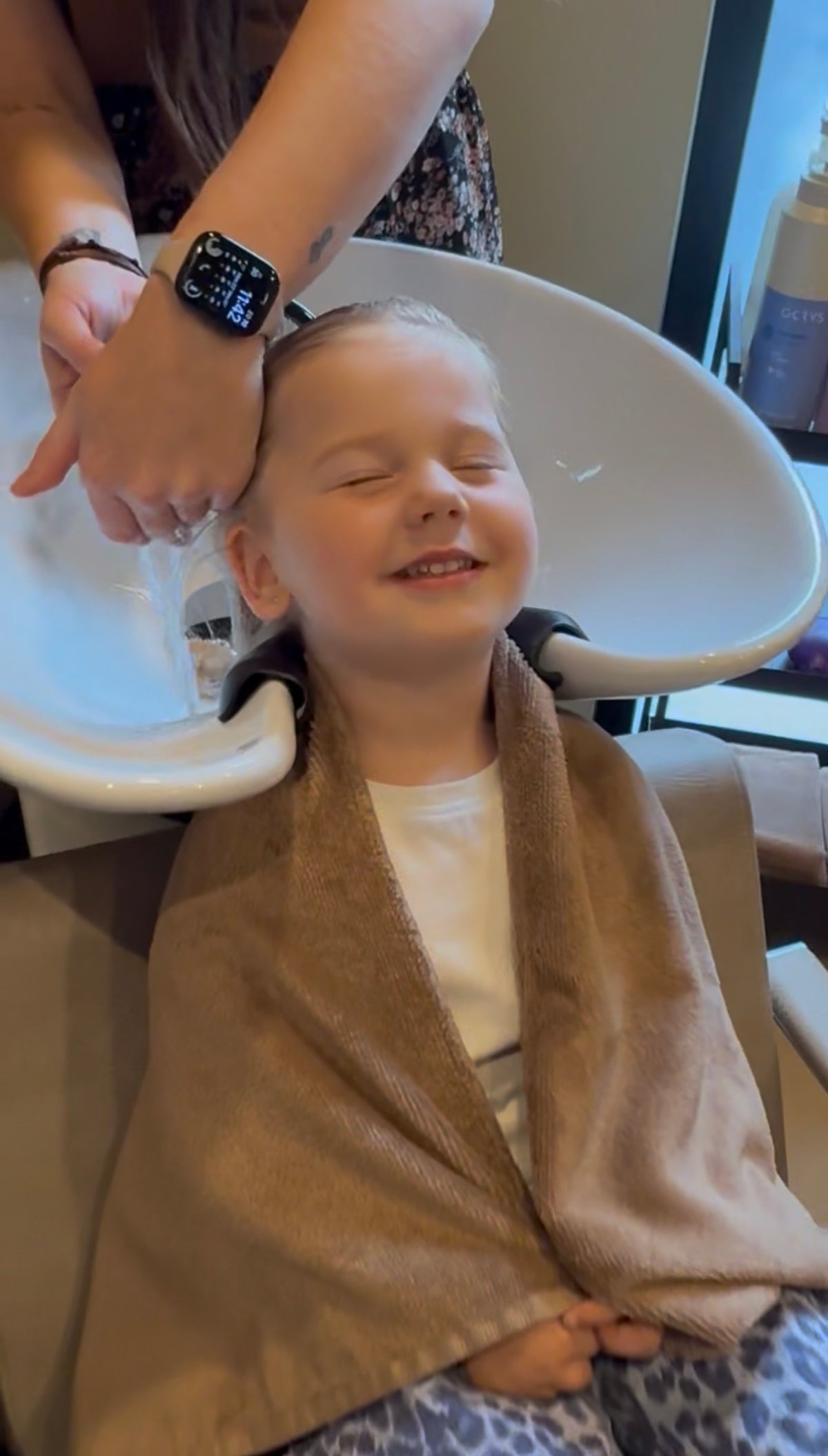 Luxe was behandeling voor prinsessen knipbehandeling